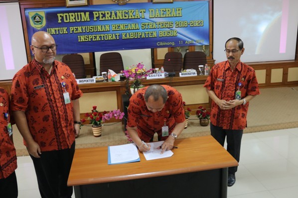 Forum Perangkat Daerah Dalam Rangka Penyusunan Renstra Inspektorat 2018-2023 Cibinong,11 April 2019