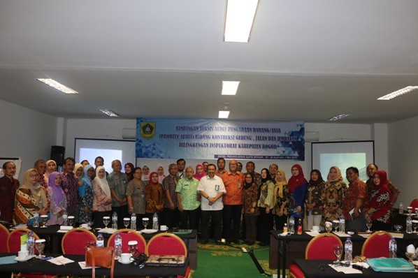 Bimbingan Teknis Audit Pengadaan Barang/Jasa (Probity Audit) Bidang Kontruksi Gedung, Jalan dan Jembatan dilingkungan Inspektorat Kabupaten Bogor,29-30 April 2019 dan 1 Mei 2019